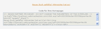 Vorgefertigte Textlinks zum direkten Einbau in die Webseite